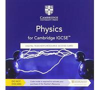 Cambridge IGCSE™ Physics Digital Teacher's Resource Access Card (Cambridge International IGCSE)