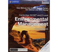 Cambridge Igcse(r) and O Level Environmental Management Coursebook with Cambridge Elevate Enhanced Edition (2 Years) (Cambridge International Igcse)