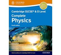 Cambridge IGCSE (R) & O Level Complete Physics: Student Book Fourth Edition: (Cambridge IGCSE (R) & O Level Complete Physics 4th Revised edition)