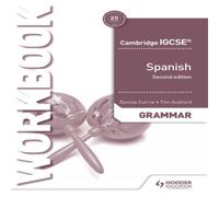 Cambridge IGCSE™ Spanish Grammar Workbook Second Edition Book Timothy Guilford Multi One Size