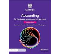 Cambridge International AS & A Level Accounting Coursebook with Digital Access (2 Years)