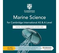Cambridge International AS & A Level Marine Science Digital Teacher's Resource Access Card