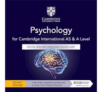 Cambridge International AS & A Level Psychology Digital Teacher's Resource Access Card