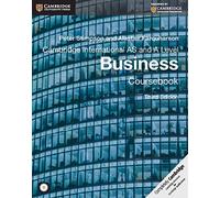 Cambridge International AS and A Level Business Coursebook with CD-ROM (Cambridge International Examinations)