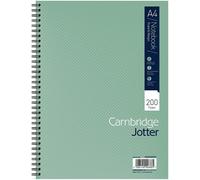Cambridge Jotter A4 Notebook, Wirebound, 8 mm Lined with Margin, 200 Pages, 80G