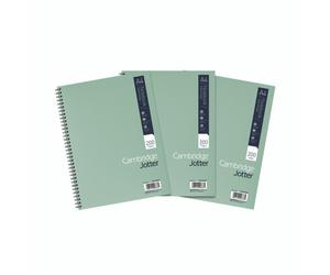 Cambridge Jotter Notebk A4 200P PK3