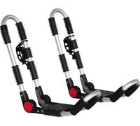 Cambridge Kayaks Folding J Bars, Aluminium, Roof Bars, 60kg Weight Capacity, Straps, Paddle Holders, Rubber Padding