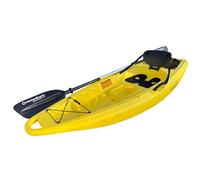 Cambridge Kayaks Trekker Junior Sit On Top Kayak Package with Paddle & Seat - Lightweight Stable Kids Kayak for Children Ages 3-10 - Beginner Recreational Kayak for Lakes & Calm Waters (Yellow)
