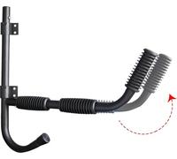 Cambridge Kayaks Wall Mount Storage Rack, Heavy Duty Steel, 40kg Capacity, Foldable Design, Black