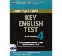 Cambridge Key English Test 4 Self Study Pack: Self-study Pack with answers and CD (KET Practice Tests)