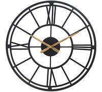 Cambridge Large Wall Clock 56cm Metal Skeleton Clock Roman Numerals Home Decor Wall Clocks For Living Room Kitchen Clock Black Wall Clock Wall Clock Kitchen Large Clock Vintage Room Decor Black Clock