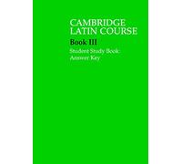 Cambridge Latin Course 3 Student Study Book Answer Key