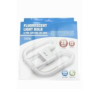 Cambridge Lifestyles ® 28w 2D Square 4-Pin Gr10q Cap Standard White (3500k) Compact Fluorescent Lamp, 28 W