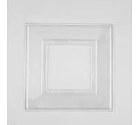 Cambridge Lifestyles ® 2X Crystal Clear Finger Plate for 1 Gang Socket Surround Single Light Switch Protection Cover Prevents Marks Easy Clean Durable Paintable Pack of 2