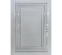 Cambridge Lifestyles ® 2X Crystal Clear Finger Plate for 2 Gang Socket Surround Double Light Switch Protection Cover Prevents Marks Easy Clean Durable Plastic Paintable Pack of 2