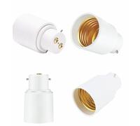 Cambridge Lifestyles ® 2x Light Bulb Adaptor, Lamp Converter Holder (Bayonet to Edison Screw) B22 to E27 CE Certified (pack of 2)