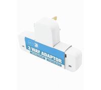 Cambridge Lifestyles ® branded Multi Plug Adaptor, 3 Way Plug Adapter Uk Surge Protected Triple Adapter 13A 3 pin Plug extender Extension Socket Electric Wall Plug Extender for Home, Office, Kitchen