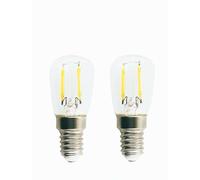 Cambridge Lifestyles ® Pack of 2 LED PYGMY Filament 2W= 25W SES E14, Replace 15W 20W, Salt Lamp Warm White 3000K,250 Lumens Incandescent 2 Years Running Life ST26