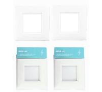 Cambridge Lifestyles ® White Finger Plate for 1 Gang Socket Surround Single Light Switch Protection Cover Pack of 2 Prevents Marks Easy Clean Durable Plastic