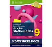 Cambridge Lower Secondary Complete Mathematics 9: Homework Book - Pack of 15 (Second Edition)