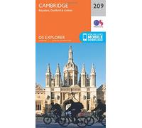 Cambridge Map | Royston, Duxford & Linton | Ordnance Survey | OS Explorer Map 209 | England | Walks | Hiking | Maps | Adventure