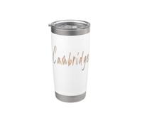 Cambridge Massachusetts Vintage Elegant Design Stainless Steel Insulated Tumbler