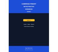 Cambridge Primary Maths Practice Workbook Stage 1: Counting, Addition, Subtraction, Shapes & Patterns | Ages 5-6
