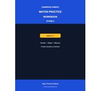 Cambridge Primary Maths Practice Workbook Stage 2: Numbers to 50, Addition, Subtraction, Word Problems & Patterns | Ages 6-7