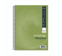 Cambridge Recycled Ruled Wirebound Notebook 200 Pages A4+ (3 Pack)