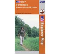 Cambridge, Royston, Duxford & Linton OS Explorer Map 209