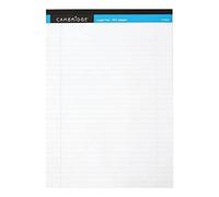 Cambridge Traditional Cambridge Legal Pad Headbound Ruled Margin Perforated 100Pp A4 White Paper Pack Of 10