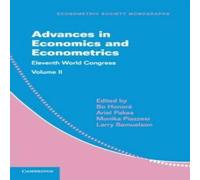 Cambridge University Press Advances in Economics & Econometrics Book - Paperback Cambridge University Press Multicolor