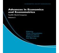 Cambridge University Press Advances in Economics & Econometrics: Volume 2 Hardback Book Cambridge University Press Multicolor