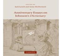 Cambridge University Press Anniversary Essays on Johnson's Dictionary Hardcover Book Cambridge University Press Multicolor