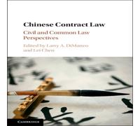 Cambridge University Press Chinese Contract Law Hardback Book Cambridge University Press Multicolor