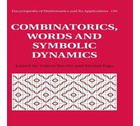 Cambridge University Press Combinatorics, Words & Symbolic Dynamics Hardcover Book Cambridge University Press Multicolor