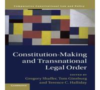 Cambridge University Press Constitution-Making & Transnational Legal Order Paperback Book Cambridge University Press Multicolor