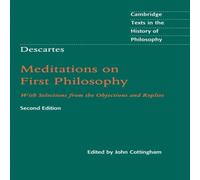 Cambridge University Press Descartes: Meditations on First Philosophy Hardcover Book Cambridge University Press Multicolor