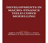 Cambridge University Press Developments in Macro-Finance Yield Curve Modelling Paperback Book Cambridge University Press Multicolor