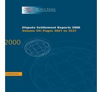 Cambridge University Press Dispute Settlement Reports 2000 Hardcover Book Cambridge University Press Multicolor