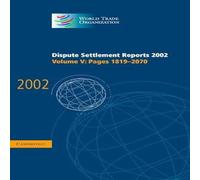 Cambridge University Press Dispute Settlement Reports 2002 Hardcover Book Cambridge University Press Multicolor