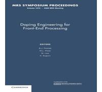 Cambridge University Press Doping Engineering for Front-End Processing Hardcover Book Cambridge University Press Multicolor