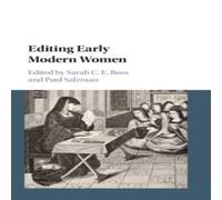 Cambridge University Press Editing Early Modern Women Hardcover Book Cambridge University Press Multicolor