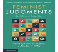 Cambridge University Press Feminist Judgments: Health Law Rewritten Hardcover Book Cambridge University Press Multicolor