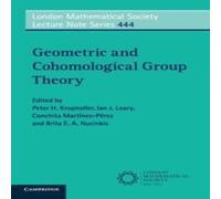 Cambridge University Press Geometric & Cohomological Group Theory Paperback Book Cambridge University Press Multicolor