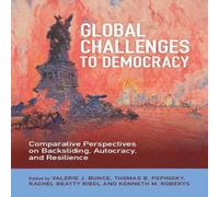 Cambridge University Press Global Challenges to Democracy Hardcover Book Cambridge University Press Multicolor