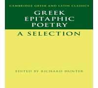 Cambridge University Press Greek Epitaphic Poetry Paperback Book Cambridge University Press Multicolor