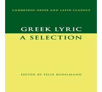 Cambridge University Press Greek Lyric Paperback Book Cambridge University Press Multicolor