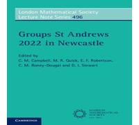 Cambridge University Press Groups St Andrews 2022 in Newcastle Paperback Book Cambridge University Press Multicolor