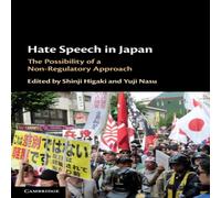 Cambridge University Press Hate Speech in Japan Book - Paperback Cambridge University Press Multicolor